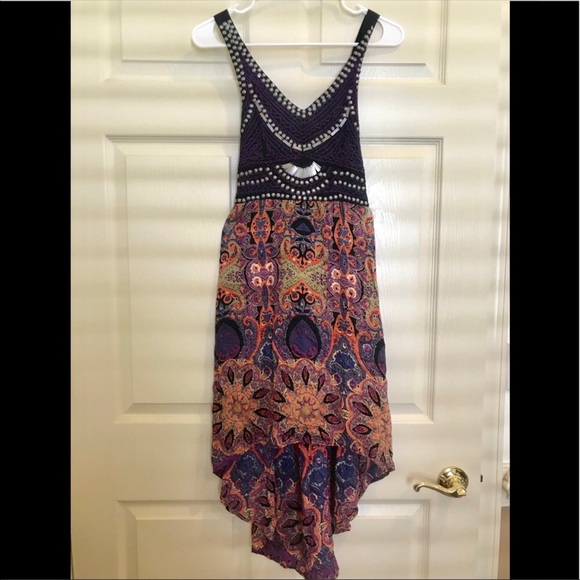 Angie Dresses & Skirts - ANGIE STRAPPY HALTER WITH BEADING NWT